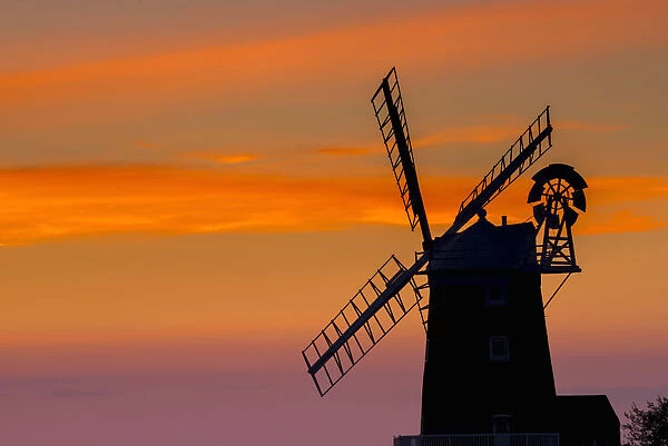 UK, England, Norfolk, North Norfolk, Cley-next-the-Sea, Cley Windmill