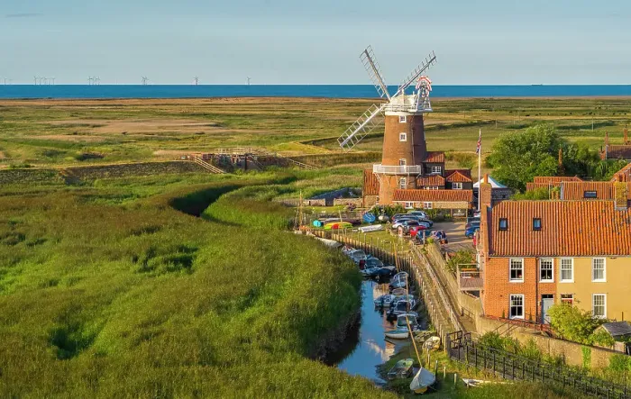 Framed Print : UK, England, Norfolk, North Norfolk, Cley, Cley Windmill (drone) Framed Print : UK, England, Norfolk, North Norfolk, Cley, Cley Windmill (drone)