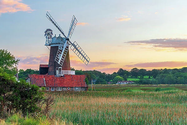 UK, England, Norfolk, North Norfolk, Cley, Cley Windmill