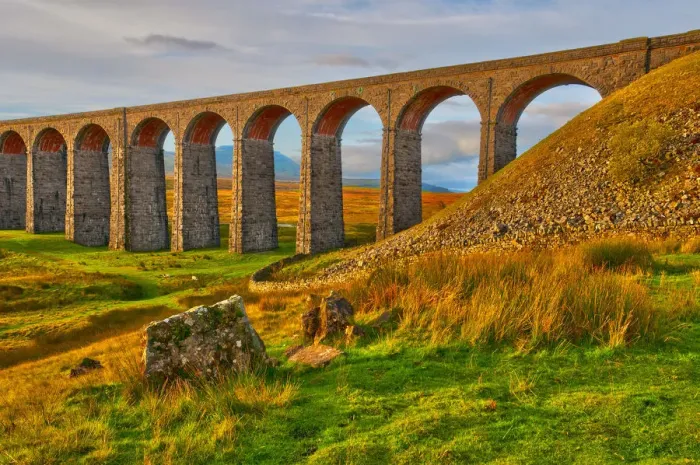 Framed Print : UK, England, North Yorkshire, Ribblehead Viaduct on the Settle to Carlisle Railway Line Framed Print : UK, England, North Yorkshire, Ribblehead Viaduct on the Settle to Carlisle Railway Line