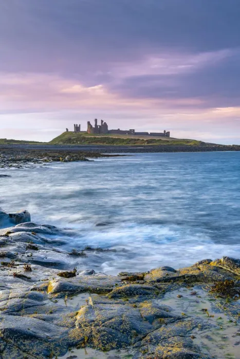 Framed Print : UK, England, Northumberland, Dunstanburgh Castle