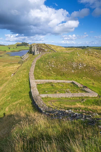 UK, England, Northumberland, Hexham, Henshaw, Hadrians Wall, Milecastle 39