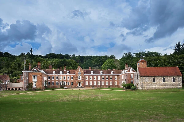 UK, England, Oxfordshire, Chilterns, Henley-on-Thames, Stonor Park - an historic country house and deer park. Residence of the ancient Catholic Stonor family