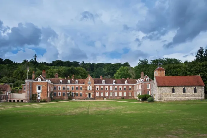 Framed Print : UK, England, Oxfordshire, Chilterns, Henley-on-Thames, Stonor Park - an historic country house and deer park. Residence of the ancient Catholic Stonor family