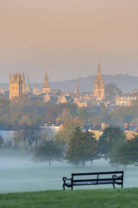 Framed Print : UK, England, Oxfordshire, Oxford, City skyline from South Park Framed Print : UK, England, Oxfordshire, Oxford, City skyline from South Park