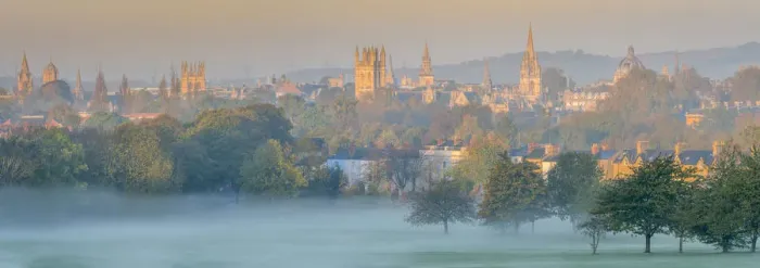 Framed Print : UK, England, Oxfordshire, Oxford, City skyline from South Park