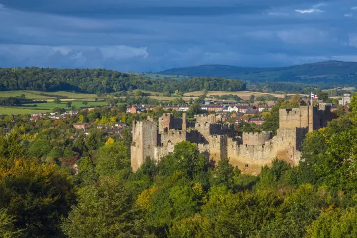 Framed Print : UK, England, Shropshire, Ludlow, Ludlow Castle