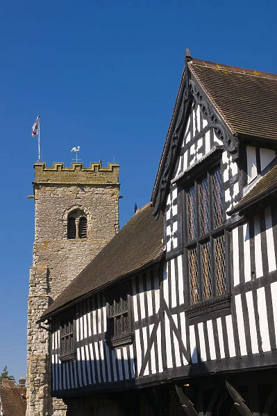 UK, England, Shropshire, Much Wenlock, The Guildhall