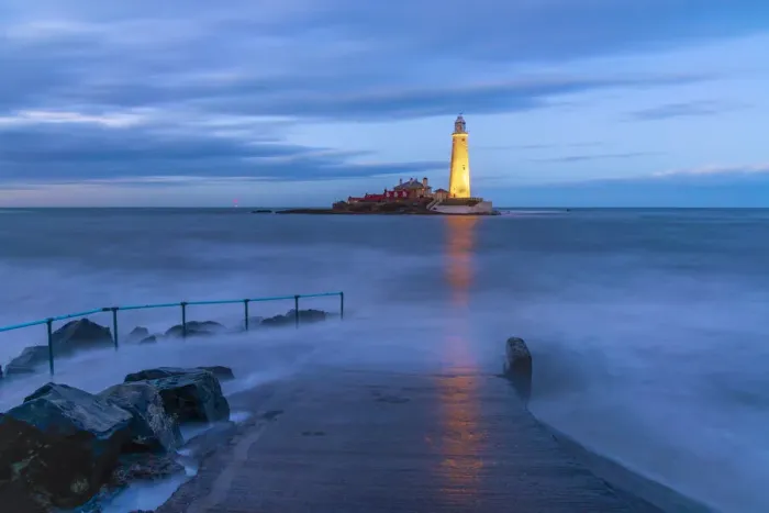 Framed Print : UK, England, Tyne and Wear, North Tyneside, Whitley Bay, St Marys Island, St. Marys Lighthouse Framed Print : UK, England, Tyne and Wear, North Tyneside, Whitley Bay, St Marys Island, St. Marys Lighthouse