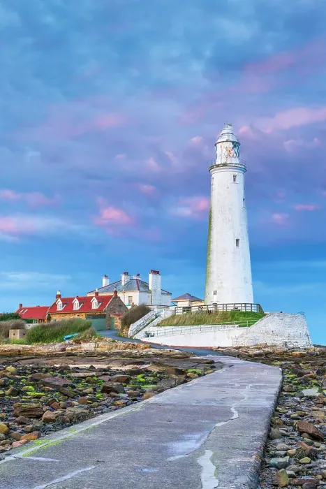 Framed Print : UK, England, Tyne and Wear, North Tyneside, Whitley Bay, St. Mary's Island, St. Mary's Lighthouse Framed Print : UK, England, Tyne and Wear, North Tyneside, Whitley Bay, St. Mary's Island, St. Mary's Lighthouse