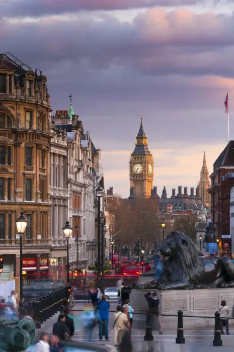 Framed Print : UK, London, Big Ben and Houses of Parliament from Trafalgar Square Framed Print : UK, London, Big Ben and Houses of Parliament from Trafalgar Square