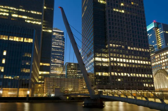 Framed Print : UK, London, Docklands, Canary Wharf