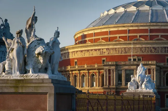 Framed Print : UK, London, Royal Albert Hall and Albert Memorial Framed Print : UK, London, Royal Albert Hall and Albert Memorial