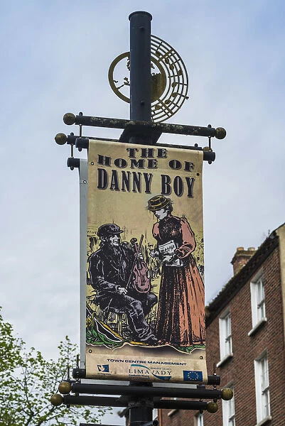 UK, Northern Ireland, County Londonderry, Limavady, home of the composer of Danny Boy