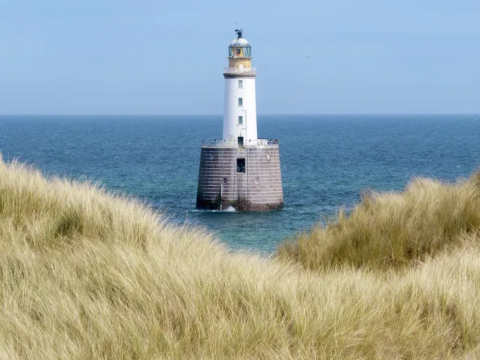 Framed Print : UK, Scotland, Aberdeenshire, Buchan, Rattray Head Lighthouse