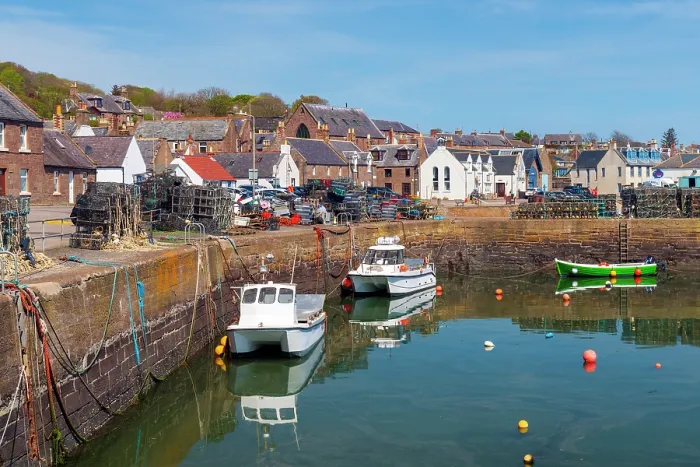 Framed Print : UK, Scotland, Aberdeenshire, Johnshaven, Harbour Framed Print : UK, Scotland, Aberdeenshire, Johnshaven, Harbour