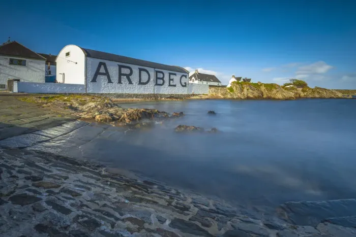 Framed Print : UK, Scotland, Argyll and Bute, Islay, Ardbeg Whisky Distillery Framed Print : UK, Scotland, Argyll and Bute, Islay, Ardbeg Whisky Distillery