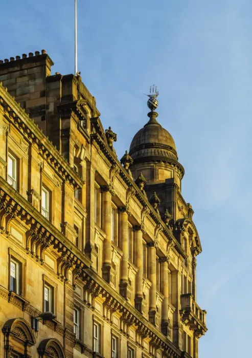 Framed Print : UK, Scotland, Glasgow, Architecture of the city center Framed Print : UK, Scotland, Glasgow, Architecture of the city center