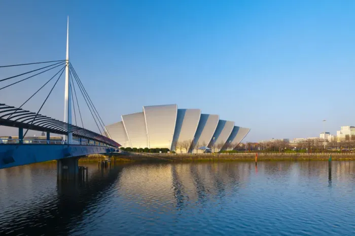 Framed Print : UK, Scotland, Glasgow, Scottish Exhibition and Conference Centre SECC, or Armadillo