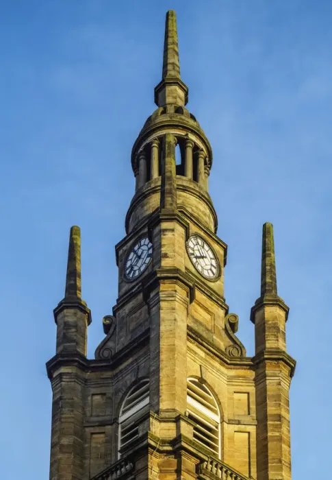 Framed Print : UK, Scotland, Glasgow, View of the Church of Scotland St Georges Tron