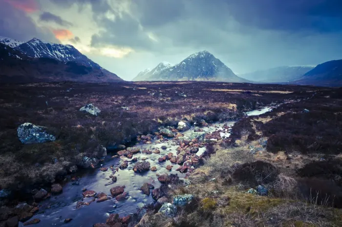 Framed Print : UK, Scotland, Highland, Glen Coe, Buachaille Etive Mor