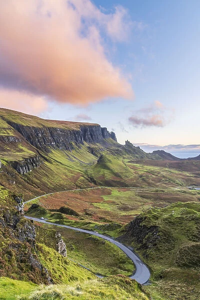 UK, Scotland, Highland, Isle of Skye, Trotternish Peninsula, Quiraing