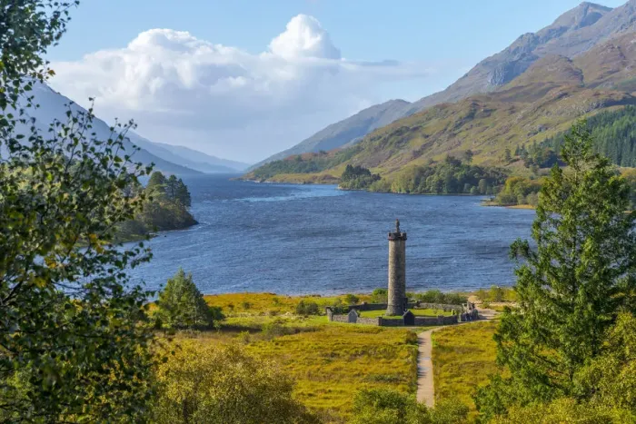 Framed Print : UK, Scotland, Highland, Loch Shiel, Glenfinnan, Glenfinnan Monument to the 1745 landing Framed Print : UK, Scotland, Highland, Loch Shiel, Glenfinnan, Glenfinnan Monument to the 1745 landing