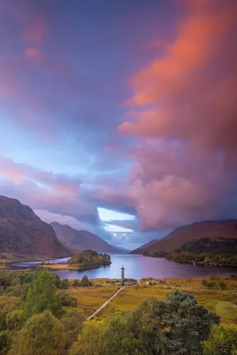 Framed Print : UK, Scotland, Highland, Loch Shiel, Glenfinnan, Glenfinnan Monument to the 1745 landing Framed Print : UK, Scotland, Highland, Loch Shiel, Glenfinnan, Glenfinnan Monument to the 1745 landing
