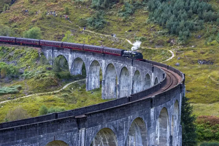 Framed Print : UK, Scotland, Highland, Loch Shiel, Glenfinnan, Glenfinnan Railway Viaduct, part of Framed Print : UK, Scotland, Highland, Loch Shiel, Glenfinnan, Glenfinnan Railway Viaduct, part of