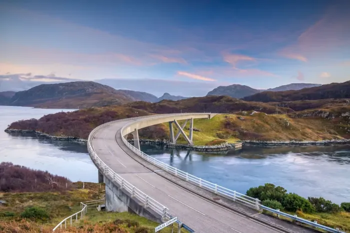 Framed Print : UK, Scotland, Highland, Sutherland, Loch a Chairn Bhain, Kylesku, Kylesku Bridge Framed Print : UK, Scotland, Highland, Sutherland, Loch a Chairn Bhain, Kylesku, Kylesku Bridge