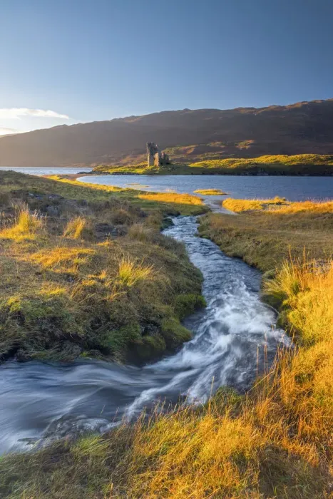 Framed Print : UK, Scotland, Highland, Sutherland, Lochinver, Loch Assynt, Ardvreck Castle Framed Print : UK, Scotland, Highland, Sutherland, Lochinver, Loch Assynt, Ardvreck Castle