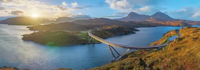 Framed Print : UK, Scotland, Highland, Sutherland, Kylesku, Kylesku Bridge Framed Print : UK, Scotland, Highland, Sutherland, Kylesku, Kylesku Bridge