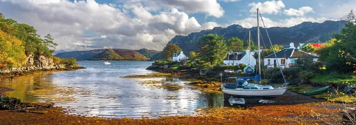 Framed Print : UK, Scotland, Highland, Wester Ross, Plockton Framed Print : UK, Scotland, Highland, Wester Ross, Plockton