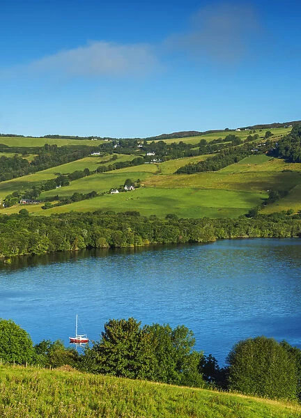 UK, Scotland, Highlands, Drumnadrochit, Landscape of the Loch Ness