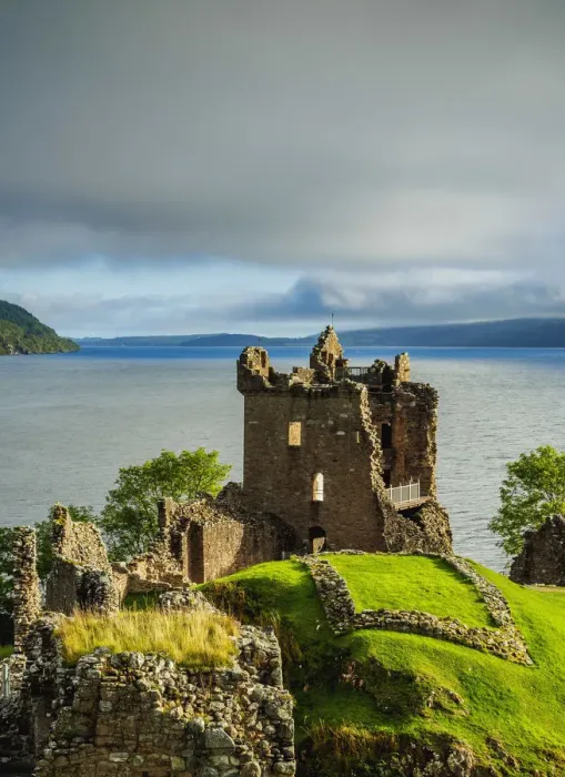 Framed Print : UK, Scotland, Highlands, Urquhart Castle and Loch Ness Framed Print : UK, Scotland, Highlands, Urquhart Castle and Loch Ness