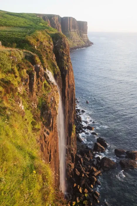 Framed Print : UK, Scotland, Inner Hebrides, Isle of Skye, Mealt Falls and Kilt Rock Framed Print : UK, Scotland, Inner Hebrides, Isle of Skye, Mealt Falls and Kilt Rock