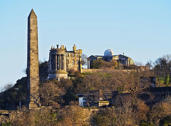 UK, Scotland, Lothian, Edinburgh, View of the Calton Hill
