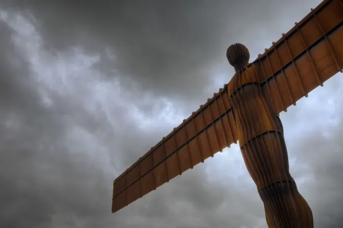 Framed Print : UK, Tyne and Wear, Gateshead, Anthony Gormleys Angel of the North Framed Print : UK, Tyne and Wear, Gateshead, Anthony Gormleys Angel of the North