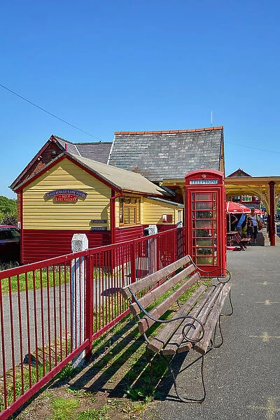UK, Wales, Gwynedd, Bala Lake, Llanuwchillyn Railway station