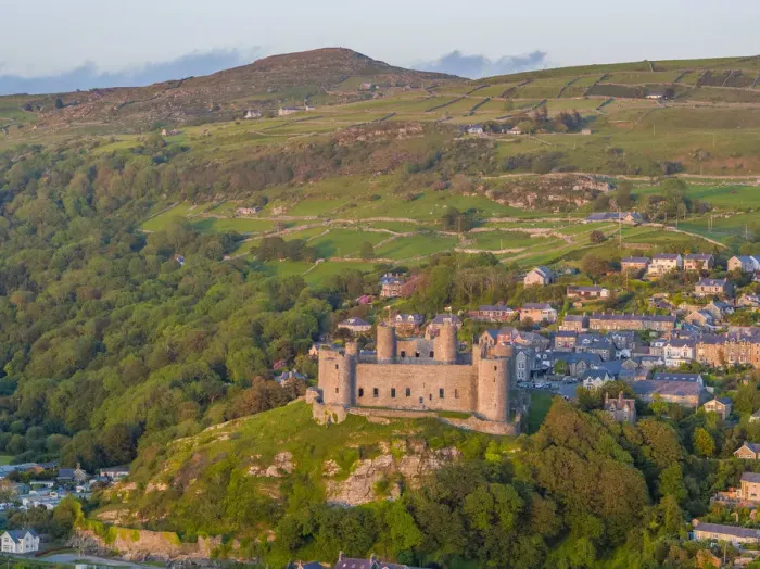 Framed Print : UK, Wales, Gwynedd, Harlech, Harlech Castle Framed Print : UK, Wales, Gwynedd, Harlech, Harlech Castle