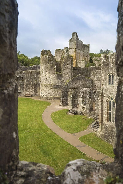 UK, Wales, Monmouthshire, Chepstow, Chepstow castle