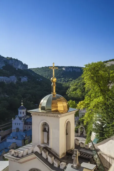 Framed Print : Ukraine, Crimea, Backchisaray, Part of the Upensky Monastery complex - also know Framed Print : Ukraine, Crimea, Backchisaray, Part of the Upensky Monastery complex - also know