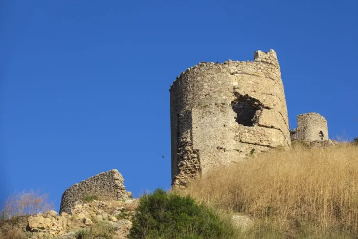 Framed Print : Ukraine, Crimea, Balaklava, Fortress ruins Framed Print : Ukraine, Crimea, Balaklava, Fortress ruins