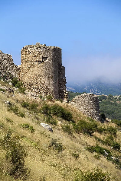 Ukraine, Crimea, Balaklava, Fortress ruins