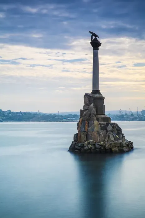 Framed Print : Ukraine, Crimea, Sevastopol, Eagle Column - Monument to the Scuttled Ships Framed Print : Ukraine, Crimea, Sevastopol, Eagle Column - Monument to the Scuttled Ships