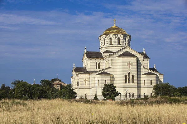 Ukraine, Crimea, Sevastopol, Khersoness, St Vladimirs Cathedral