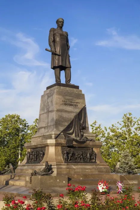 Framed Print : Ukraine, Crimea, Sevastopol, Nakhimov square, Admiral Nakhimov monument Framed Print : Ukraine, Crimea, Sevastopol, Nakhimov square, Admiral Nakhimov monument
