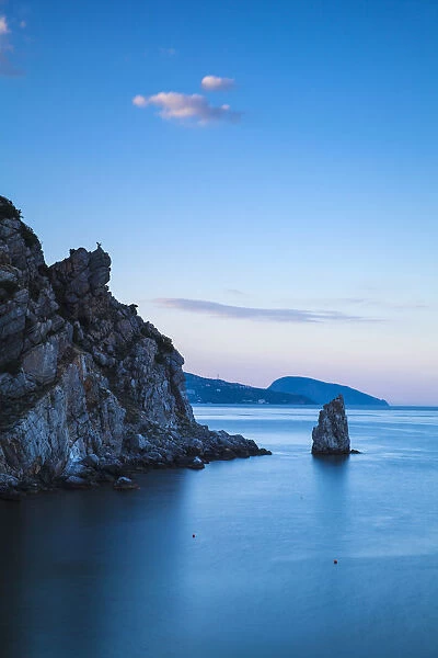 Ukraine, Crimea, Yalta, The Sail rock, near Swallows Nest