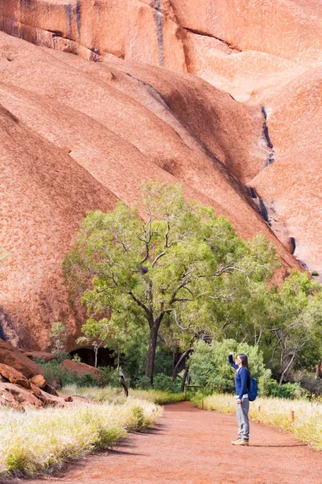 Framed Print : Uluru, Base Walk. Northern Territory, Australia