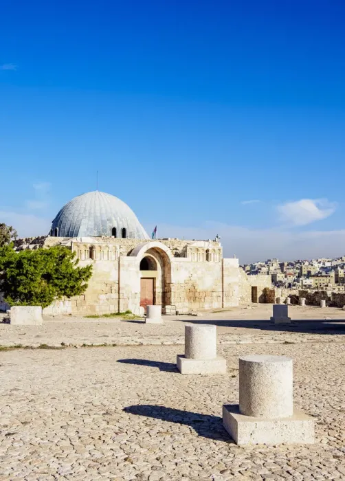 Framed Print : Umayyad Palace, Amman Citadel, Amman Governorate, Jordan